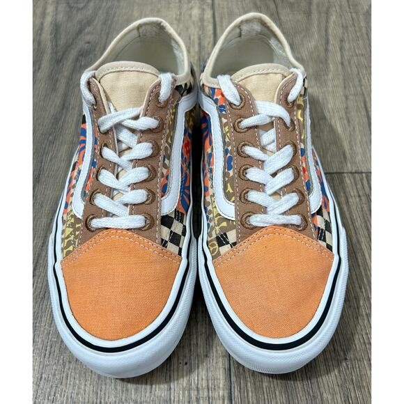 Vans Old Skool Tapered Camp Positive Multi/True White Sneakers. - Size 6 - Picture 1 of 16